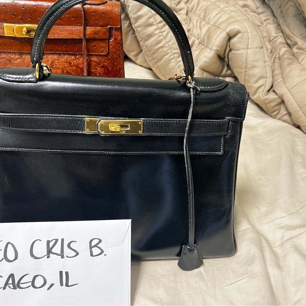 Hermes Kelly 32 Black Box, GH